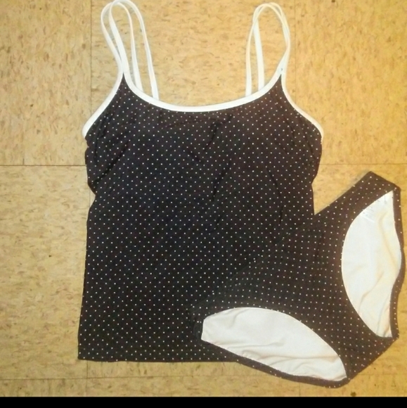 REEBOK Polka Dot 2PC. Swimsuit Size: S/M - Picture 7 of 7